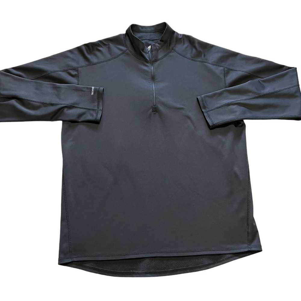 Eastern Mountain Sports Techwick Black Quarter Zip Pullover, Size XXL